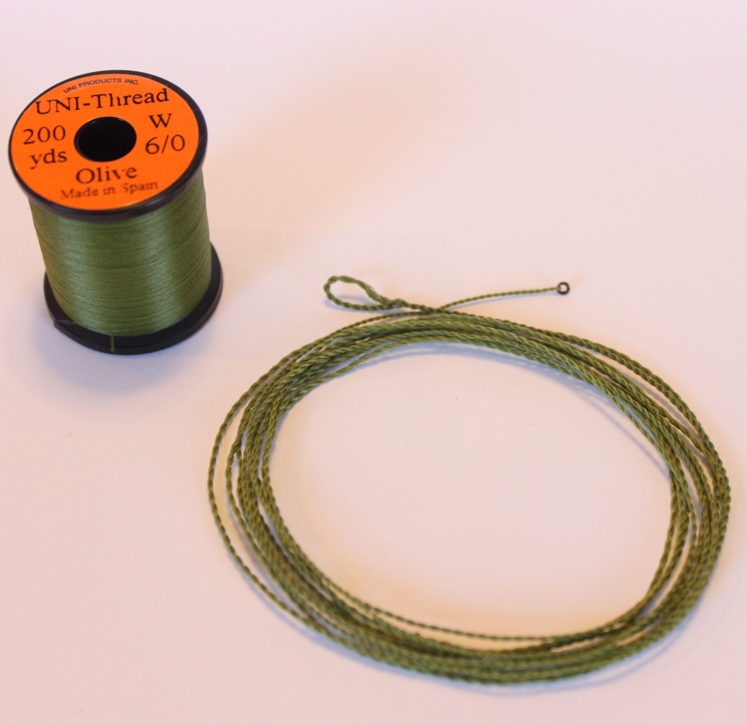 Olive Uni-thread Furled Leader